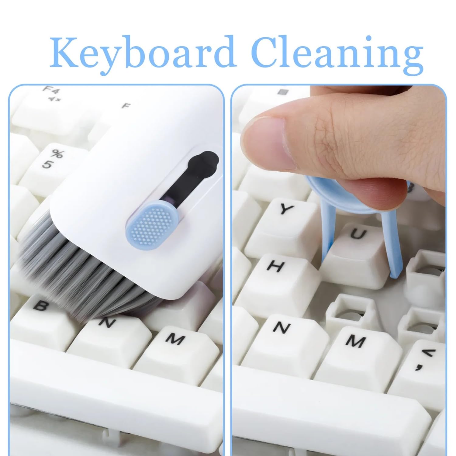 7 in 1 Electronic Keyboard Cleaner kit, Keyboard Cleaning Kit, Laptop Cleaner with Brush, Portable Multifunctional Cleaning Tool for Airpods