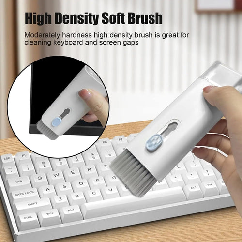 7 in 1 Electronic Keyboard Cleaner kit, Keyboard Cleaning Kit, Laptop Cleaner with Brush, Portable Multifunctional Cleaning Tool for Airpods