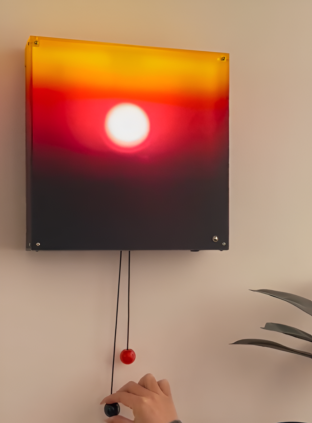 Sunset Time Ambient Art Wall Lamp