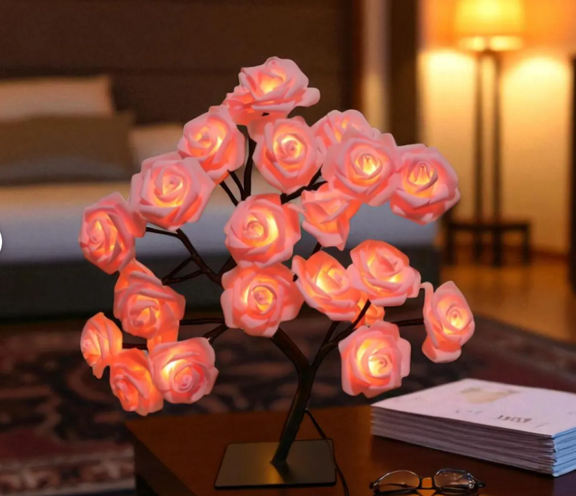 LED Rose Small  Modeling Table Lamp